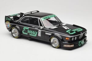 BMW 3.0 CSL E9 #1 F. Grano / P. Xhenceval GP Brno 1978 Minichamps 1:18 155782501 Metal - imaginea 4 din 6