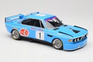 BMW 3.0 CSL E9 #1 Precision Liegeoise J. Peltier / C. Lafosse Winners 4 Hours Monza 1974 Minichamps 1:18 155742681 Metal - imaginea 3 din 6