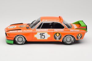 BMW 3.0 CSL E9 #15 Jägermeister Racing N. Lauda / G. Joisten 6 Hours Nurburgring 1973 Minichamps 1:18 155732615 Metal - imaginea 3 din 6