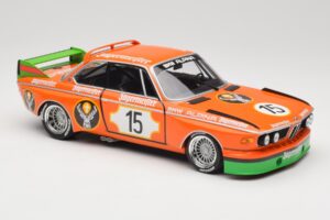 BMW 3.0 CSL E9 #15 Jägermeister Racing N. Lauda / G. Joisten 6 Hours Nurburgring 1973 Minichamps 1:18 155732615 Metal - imaginea 4 din 6