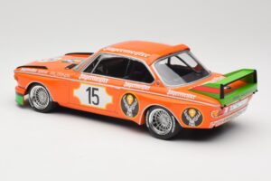 BMW 3.0 CSL E9 #15 Jägermeister Racing N. Lauda / G. Joisten 6 Hours Nurburgring 1973 Minichamps 1:18 155732615 Metal - imaginea 5 din 6