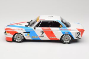 BMW 3.0 CSL E9 #2 Luigi Racing A. de Fierlant / P. Xhenceval Winners 24 Hours of Spa 1975 Minichamps 1:18 155752602 Metal - imaginea 3 din 6