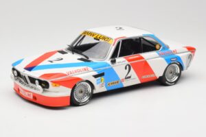 BMW 3.0 CSL E9 #2 Luigi Racing A. de Fierlant / P. Xhenceval Winners 24 Hours of Spa 1975 Minichamps 1:18 155752602 Metal