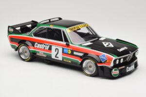 BMW 3.0 CSL E9 #2 Luigi Racing J-M. de Wael / A. de Fierlant Winners GP Nurburgring 1976 Minichamps 1:18 155762502 Metal - imaginea 4 din 6