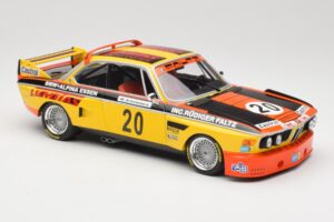 BMW 3.0 CSL E9 #20 BMW Faltz Alpina W. Werner / H. Schommers Norisring Trophy 1974 Minichamps 1:18 155742620 Metal - imaginea 4 din 6