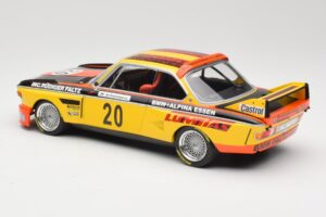 BMW 3.0 CSL E9 #20 BMW Faltz Alpina W. Werner / H. Schommers Norisring Trophy 1974 Minichamps 1:18 155742620 Metal - imaginea 5 din 6
