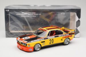 BMW 3.0 CSL E9 #20 BMW Faltz Alpina W. Werner / H. Schommers Norisring Trophy 1974 Minichamps 1:18 155742620 Metal - imaginea 6 din 6