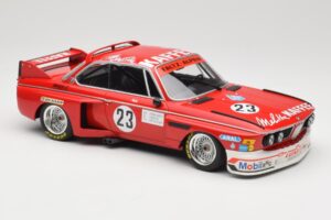 BMW 3.0 CSL E9 #23 Faltz Alpina A. de Fierlant / H. Grohs Zandvoort Trophy 1975 Minichamps 1:18 155752623 Metal - imaginea 4 din 6