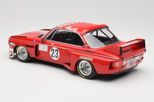 BMW 3.0 CSL E9 #23 Faltz Alpina A. de Fierlant / H. Grohs Zandvoort Trophy 1975 Minichamps 1:18 155752623 Metal - imaginea 5 din 6