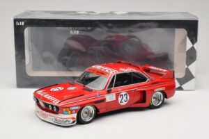 BMW 3.0 CSL E9 #23 Faltz Alpina A. de Fierlant / H. Grohs Zandvoort Trophy 1975 Minichamps 1:18 155752623 Metal - imaginea 6 din 6