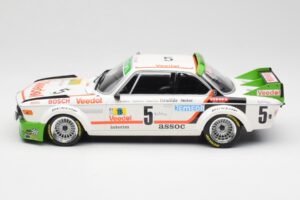 BMW 3.0 CSL E9 #5 Assoc Interim J-C. Chavan / A. Detrin Winners 24 Hours of Spa 1976 Minichamps 1:18 155762505 Metal - imaginea 3 din 6