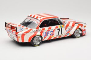 BMW 3.0 CSL E9 #71 Luigi Racing P. Xhenceval / J. Dieudonné 24 Hours of Le Mans 1977 Minichamps 1:18 155772571 Metal - imaginea 2 din 6