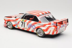 BMW 3.0 CSL E9 #71 Luigi Racing P. Xhenceval / J. Dieudonné 24 Hours of Le Mans 1977 Minichamps 1:18 155772571 Metal - imaginea 5 din 6