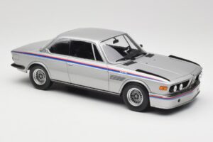 BMW 3.0 CSL E9 Polaris Silver Minichamps 1:18 155028135 Metal - imaginea 4 din 6