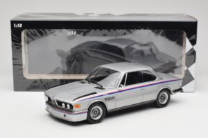 BMW 3.0 CSL E9 Polaris Silver Minichamps 1:18 155028135 Metal - imaginea 6 din 6