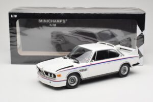 BMW 3.0 CSL E9 Alb Minichamps 1:18 155028136 Metal - imaginea 6 din 6