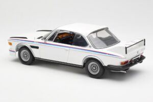 BMW 3.0 CSL E9 Cu Set Spoiler Alb Minichamps 1:18 180029021 Metal - imaginea 7 din 8