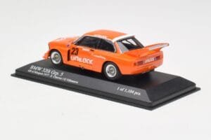 BMW 320i Group 5 #23 E. Cheever / G. Villeneuve 6 Hours of Mosport Class Winners 1977 Damaged Spoiler Minichamps 1:43 4007723 - imaginea 4 din 5