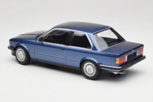 BMW 323i E30 Blue Metallic Minichamps 1:18 155026002 Metal - imaginea 5 din 6