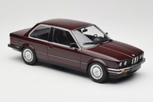BMW 323i E30 Dark Red Metallic Minichamps 1:18 155026007 Metal - imaginea 4 din 6