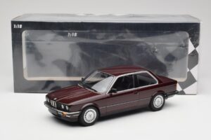 BMW 323i E30 Dark Red Metallic Minichamps 1:18 155026007 Metal - imaginea 6 din 6