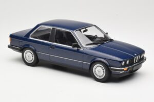 BMW 323i E30 Saturn Blue Minichamps 1:18 155026009 Metal - imaginea 4 din 6