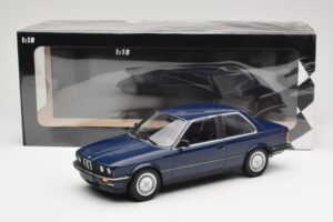 BMW 323i E30 Saturn Blue Minichamps 1:18 155026009 Metal - imaginea 6 din 6