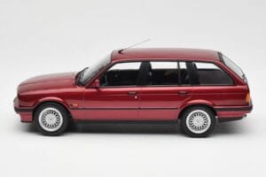 BMW 325i E30 Touring Roșu Metallic Norev 1:18 183218 Metal - imaginea 3 din 6
