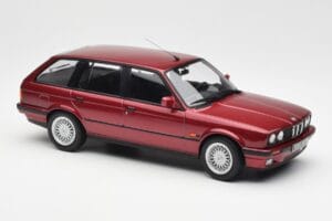 BMW 325i E30 Touring Roșu Metallic Norev 1:18 183218 Metal - imaginea 4 din 6