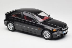 BMW 325Ti Compact E46 Negru Kyosho 1:18 80430024440 Metal - imaginea 5 din 7