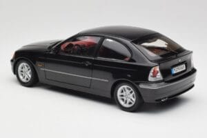 BMW 325Ti Compact E46 Negru Kyosho 1:18 80430024440 Metal - imaginea 6 din 7