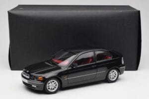 BMW 325Ti Compact E46 Negru Kyosho 1:18 80430024440 Metal - imaginea 7 din 7