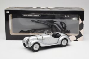 BMW 328 Argintiu Minichamps 1:18 155025030 Metal - imaginea 6 din 6