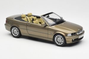 BMW 328Ci E46 Cabriolet Individual Alamă Metalizat Ediție Limitată Kyosho 1:18 80430395004 Metal - imaginea 6 din 8