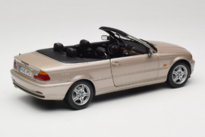 BMW 328i E46 Cabriolet Sand Beige Metallic Kyosho 1:18 80430009756 Metal - imaginea 4 din 9