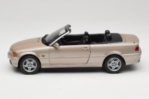BMW 328i E46 Cabriolet Sand Beige Metallic Kyosho 1:18 80430009756 Metal - imaginea 5 din 9