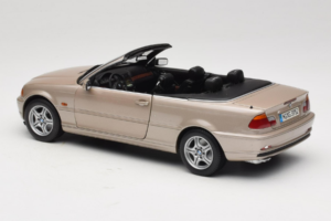BMW 328i E46 Cabriolet Sand Beige Metallic Kyosho 1:18 80430009756 Metal - imaginea 8 din 9