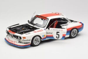 BMW 3.5 CSL E9 Gr.5 #5 S. Manhalter Winner Havirov Interseries 1977 Minichamps 1:18 180772005 Metal - imaginea 2 din 8