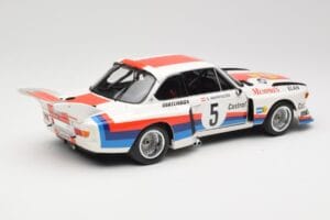 BMW 3.5 CSL E9 Gr.5 #5 S. Manhalter Winner Havirov Interseries 1977 Minichamps 1:18 180772005 Metal - imaginea 3 din 8
