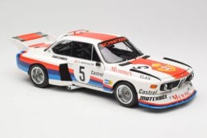 BMW 3.5 CSL E9 Gr.5 #5 S. Manhalter Winner Havirov Interseries 1977 Minichamps 1:18 180772005 Metal - imaginea 6 din 8
