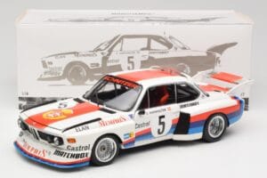 BMW 3.5 CSL E9 Gr.5 #5 S. Manhalter Winner Havirov Interseries 1977 Minichamps 1:18 180772005 Metal - imaginea 8 din 8