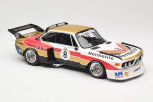 BMW 3.5 CSL E9 Hermetite #8 J. Fitzpatrick / T. Walkinshaw 1000 km Nurburgring 1976 Minichamps 1:18 155762608 Metal - imaginea 4 din 6