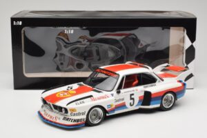 BMW 3.5 CSL E9 #5 S. Manhalter Winner Havirov International 1977 Minichamps 1:18 155772605 Metal - imaginea 6 din 6