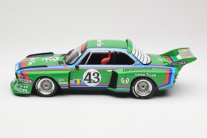 BMW 3.5 CSL E9 Schnitzer #43 D. Quester / A. Krebs 24 Hours of Le Mans 1976 Minichamps 1:18 155762643 Metal - imaginea 3 din 6
