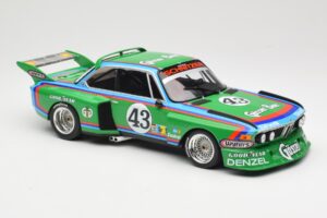 BMW 3.5 CSL E9 Schnitzer #43 D. Quester / A. Krebs 24 Hours of Le Mans 1976 Minichamps 1:18 155762643 Metal - imaginea 4 din 6