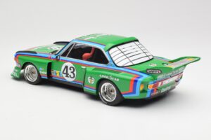 BMW 3.5 CSL E9 Schnitzer #43 D. Quester / A. Krebs 24 Hours of Le Mans 1976 Minichamps 1:18 155762643 Metal - imaginea 5 din 6