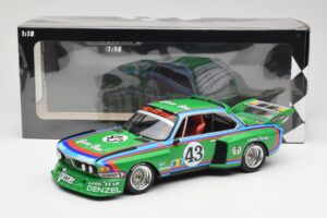 BMW 3.5 CSL E9 Schnitzer #43 D. Quester / A. Krebs 24 Hours of Le Mans 1976 Minichamps 1:18 155762643 Metal - imaginea 6 din 6