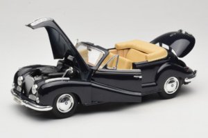 BMW 502 Cabriolet Negru Maisto 1:18 31817 Metal - imaginea 2 din 8