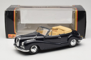BMW 502 Cabriolet Negru Maisto 1:18 31817 Metal - imaginea 8 din 8