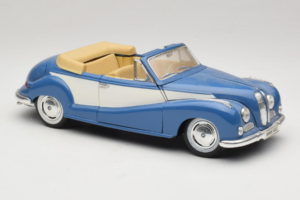 BMW 502 Cabriolet Albastru Tchibo 1:18 45396 Metal - imaginea 6 din 8